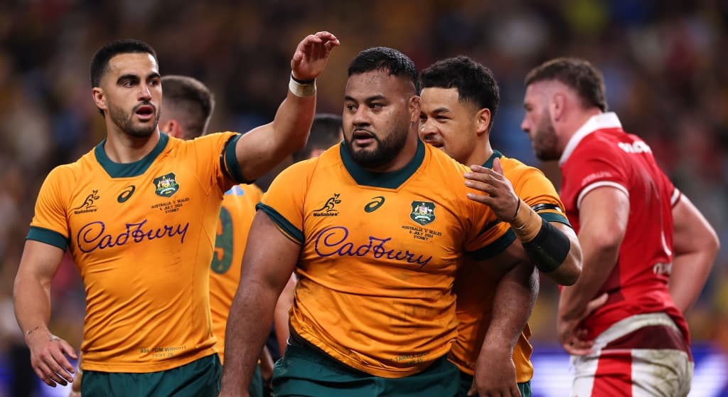 Taniela Tupou aporta solidez en el scrum de los Wallabies