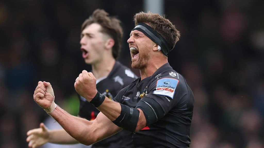 Exeter se impone con autoridad ante Saracens y avanza a los play-offs