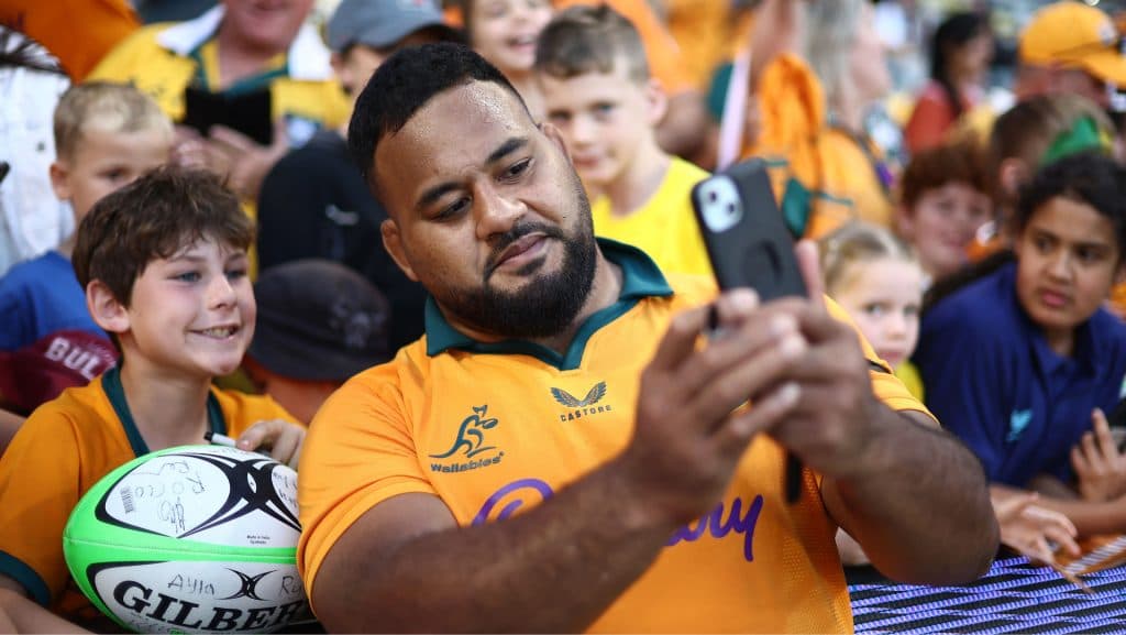 Taniela Tupou se luce con un try para los Wallabies y habla sobre Francia y Eddie Jones