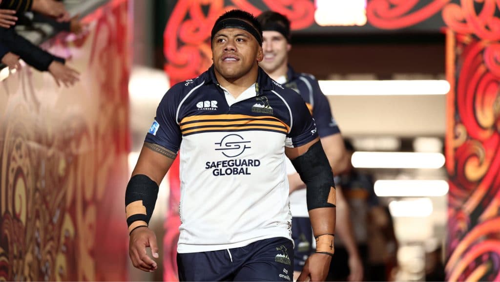 Allan Alaalatoa, a punto de romper el récord histórico de los Brumbies