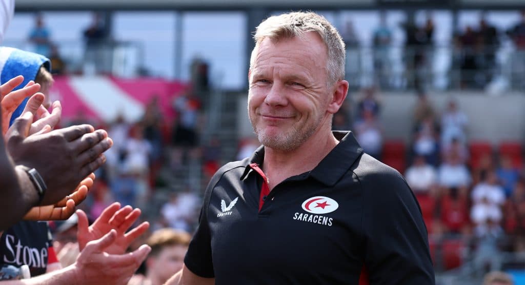 Saracens, con Mark McCall en su despedida en StoneX, sigue firme rumbo a los play-offs