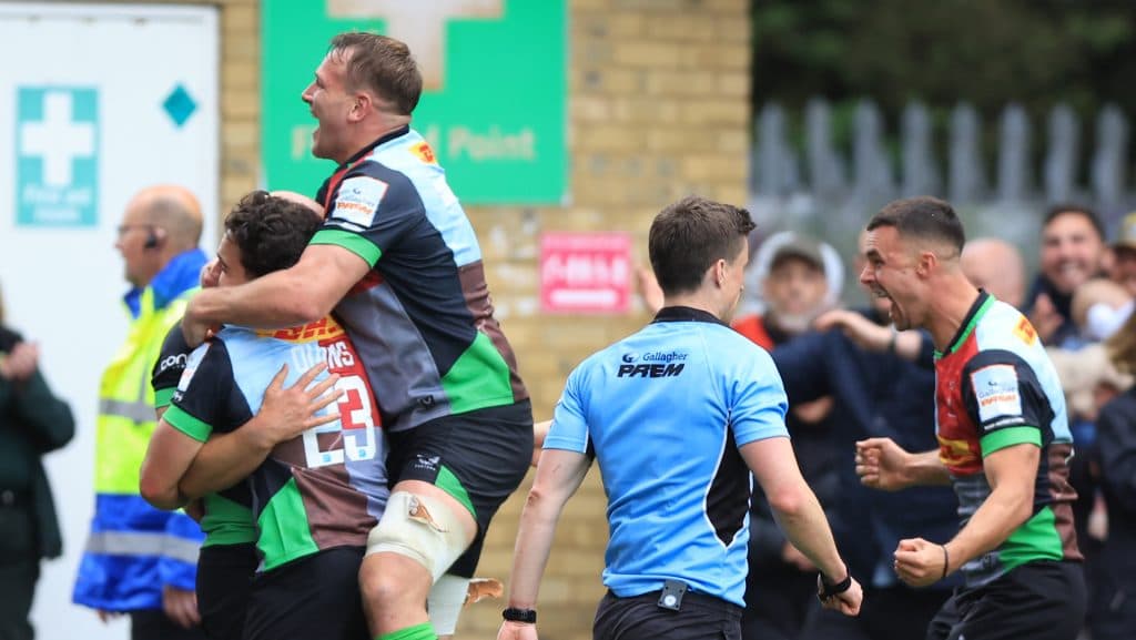 Tom Lawday se despide de Harlequins con un try agónico ante Northampton