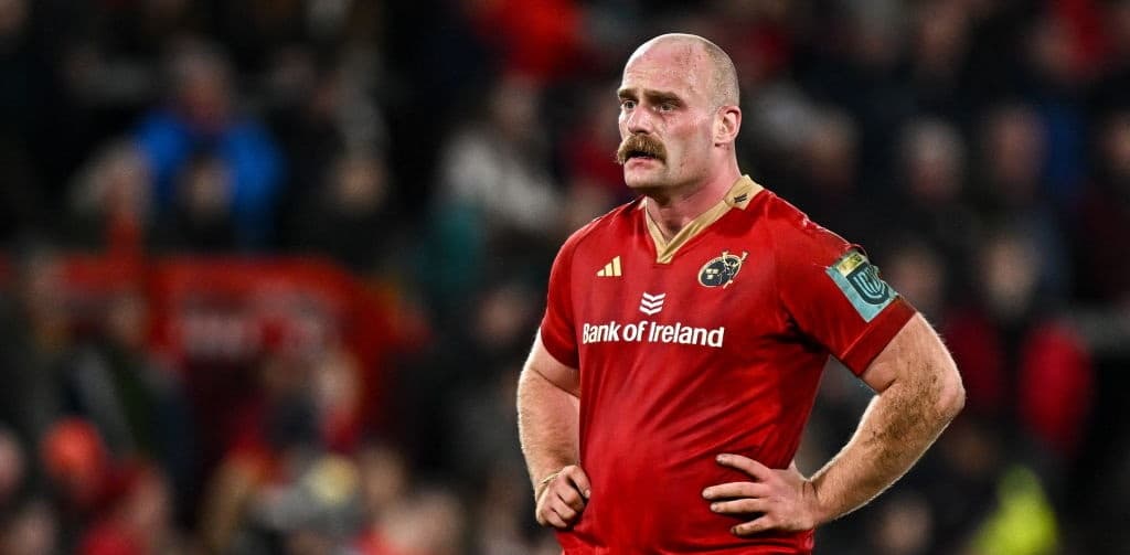 Oli Jager, pilar de Munster e Irlanda, se retira del rugby profesional a los 30 años