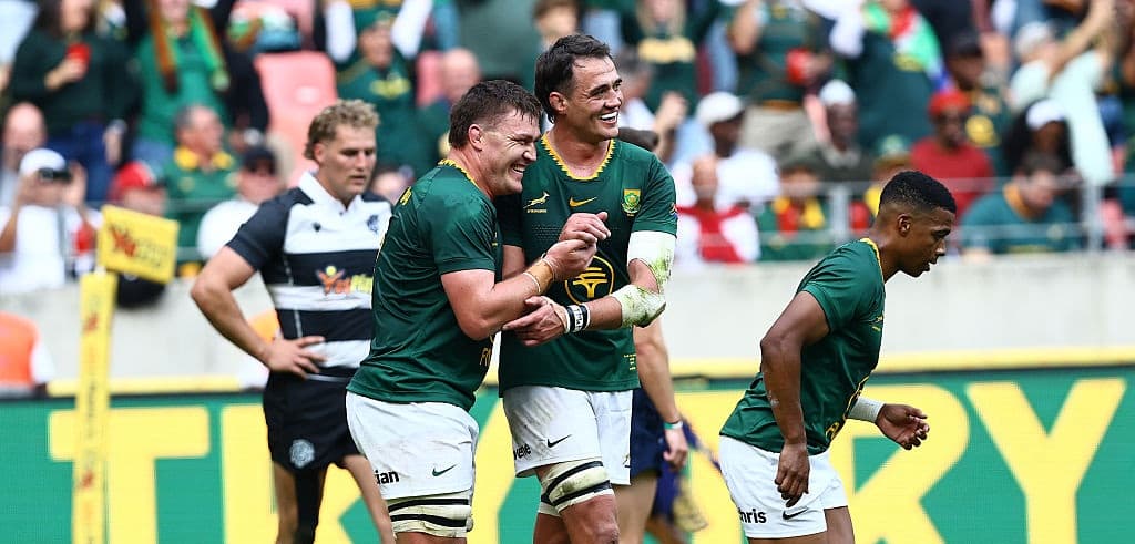Preocupación en Springboks: Mostert será evaluado tras salir lesionado ante Barbarians