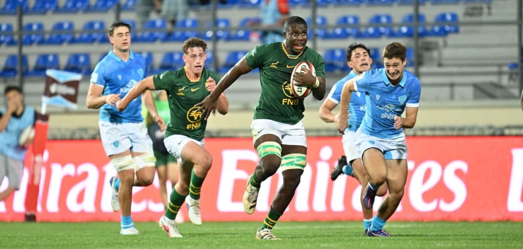 Sudáfrica arrasa a Uruguay con 16 tries en su debut en el Mundial Juvenil