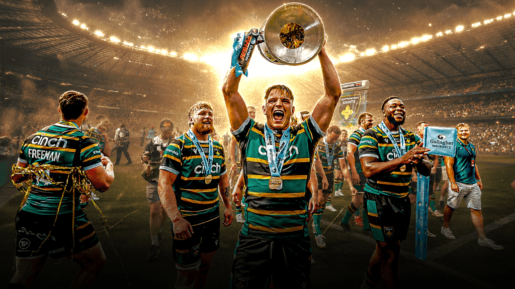 Henry Pollock, figura destacada en la final entre Northampton Saints y Exeter Chiefs