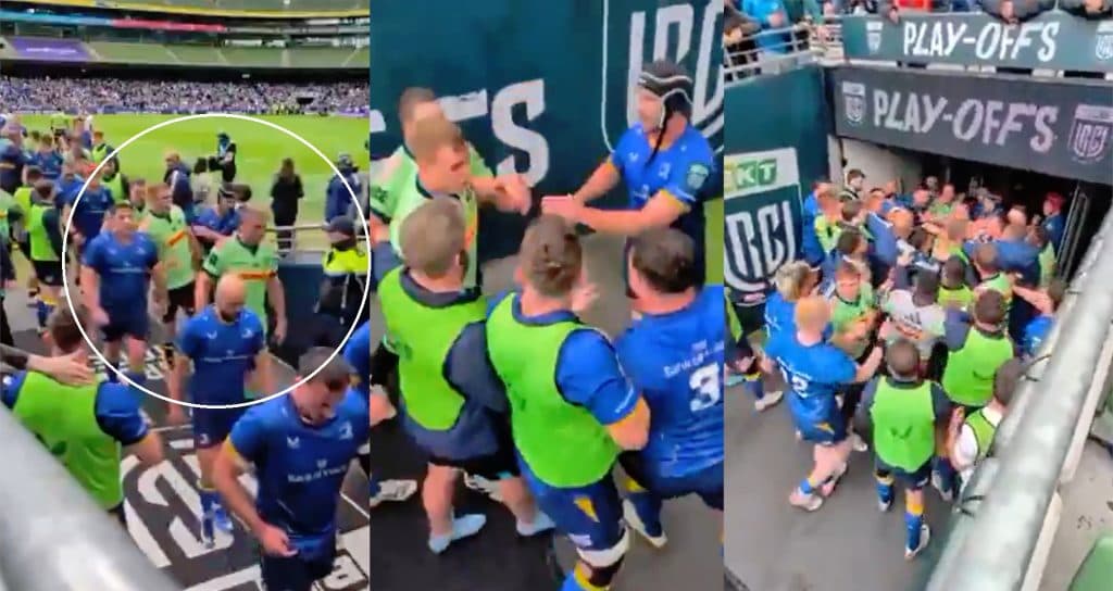 Se viraliza un cruce en los vestuarios entre Leinster y Stormers en pleno United Rugby Championship