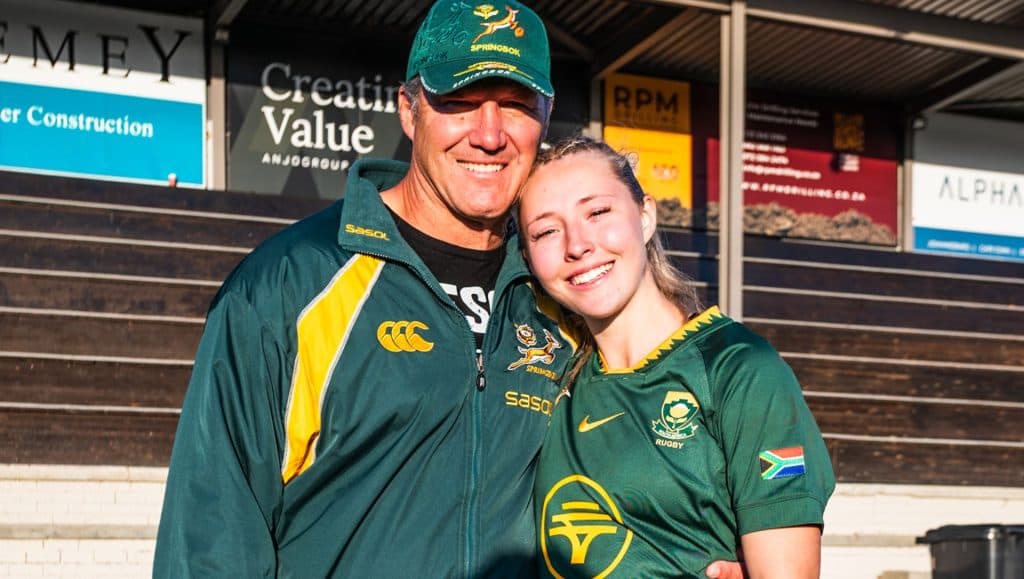 Andre Snyman y el orgullo por el llamado de su hija Keira a las Springboks