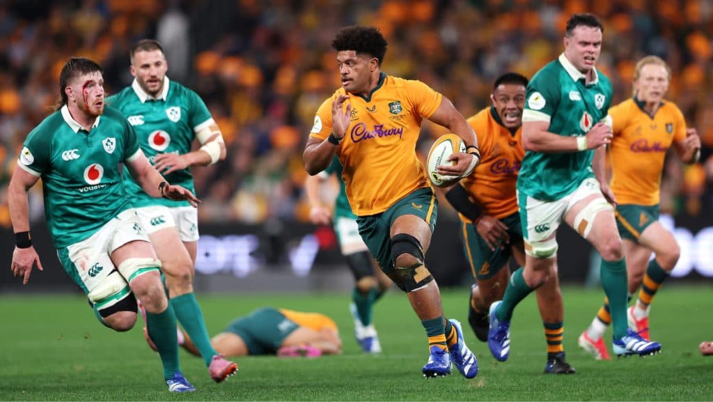 Rob Valetini se luce como el líder de los Wallabies ante Irlanda
