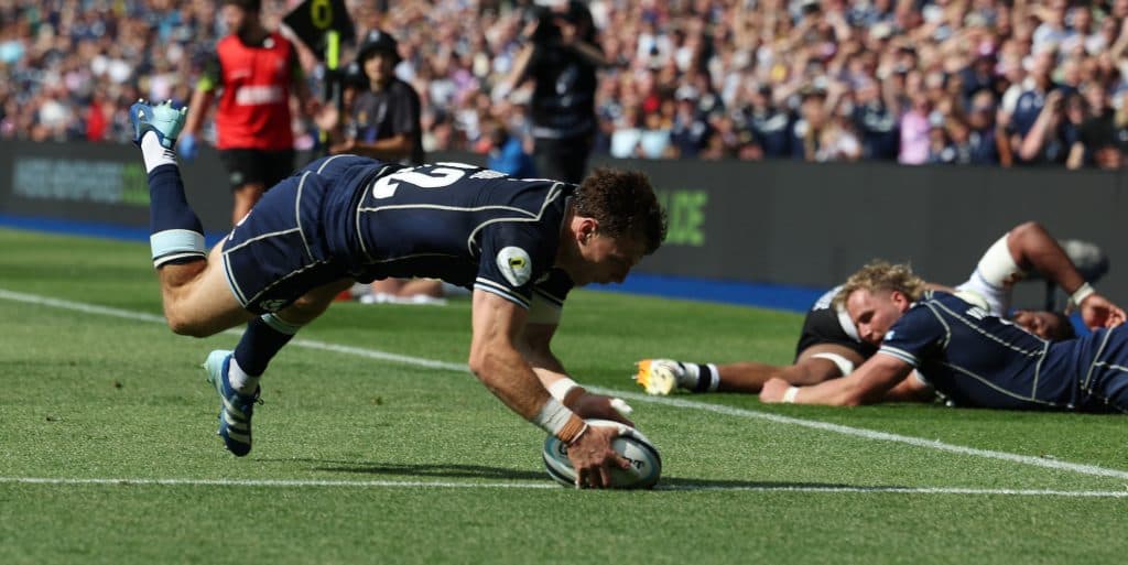 Dobie y los suplentes lideran la remontada de Escocia ante Fiji en Murrayfield