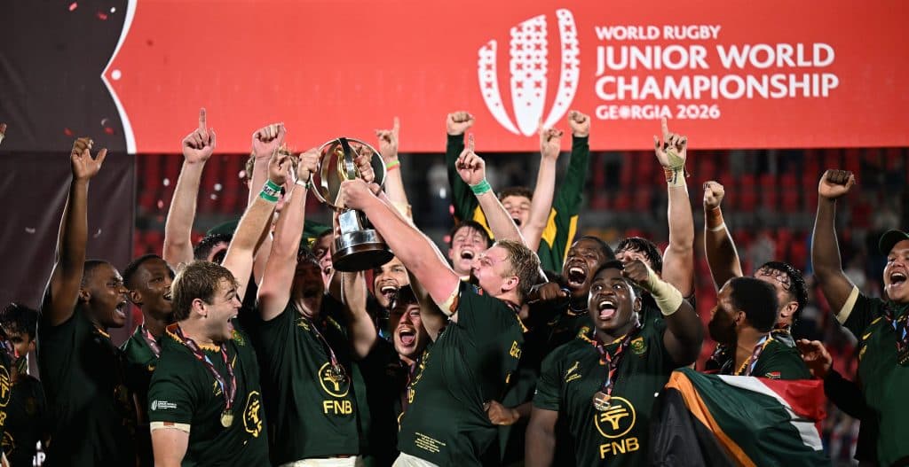 Reconocimiento de SA Rugby para los Junior Springboks tras su consagración en Georgia