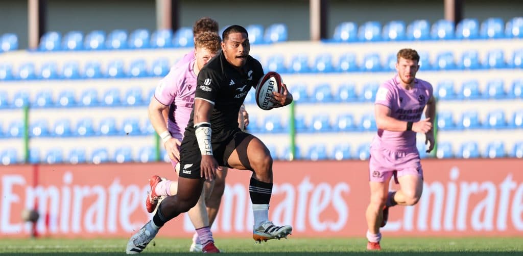 New Zealand U20 superó a Escocia tras un duro scrum en el Mundial Juvenil