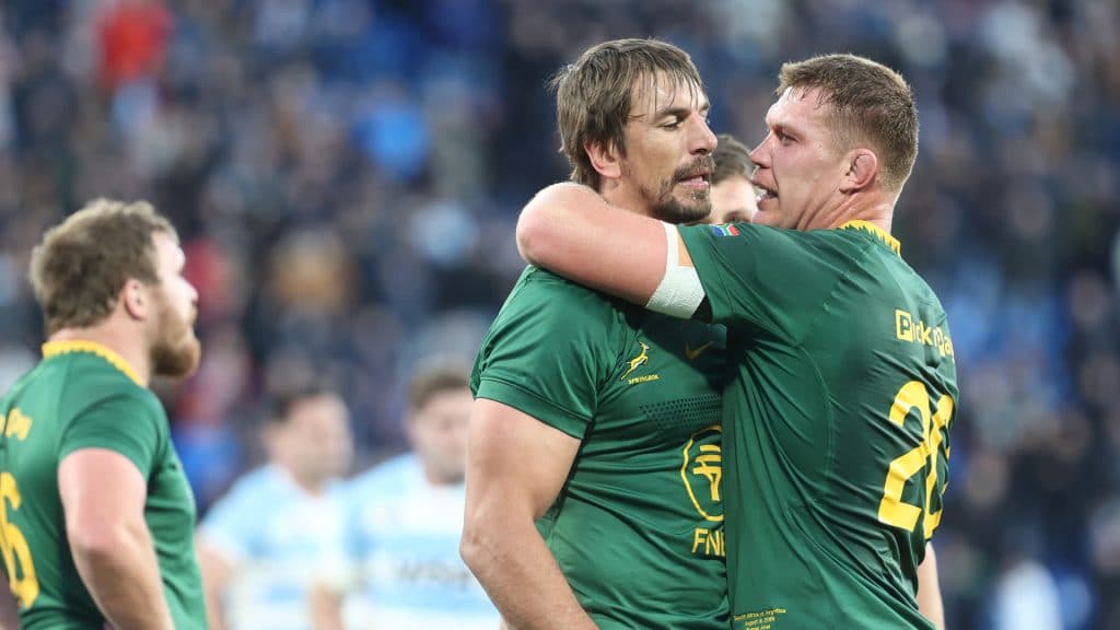 Springboks superaron a Los Pumas en un duro cruce defensivo
