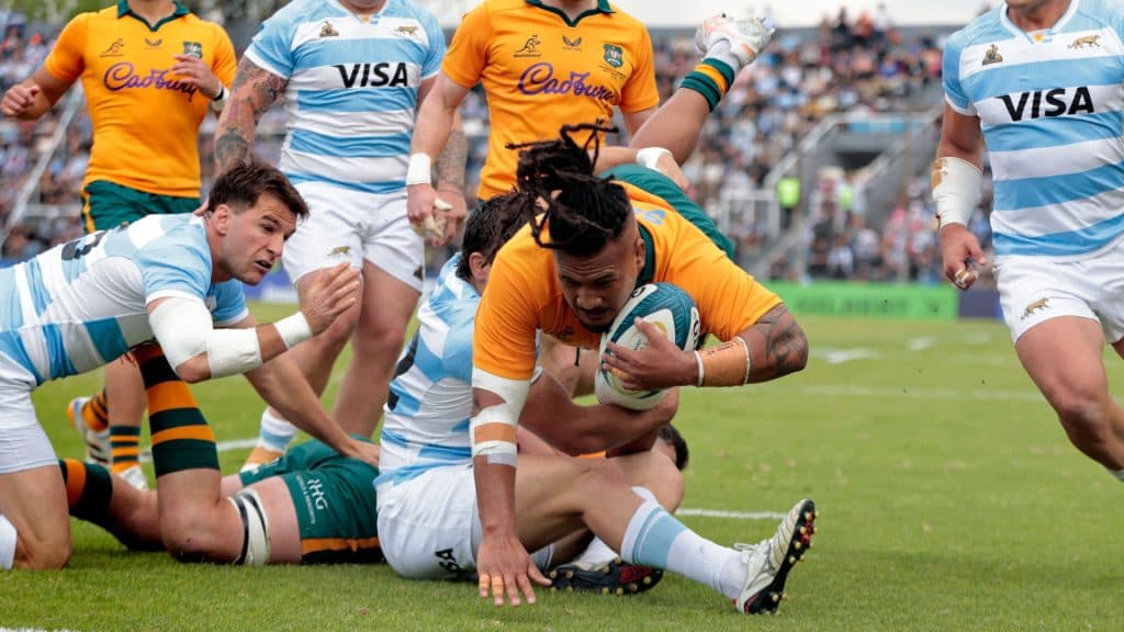 Paenga-Amosa revela detalles de su try frente a Los Pumas