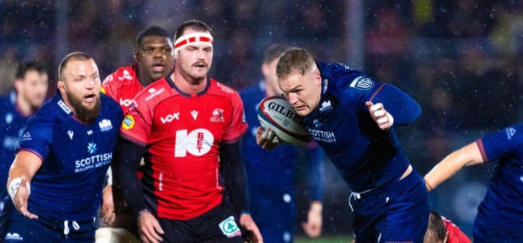 Duhan van der Merwe volvió y se lesionó a los 18 minutos en la victoria de Edinburgh