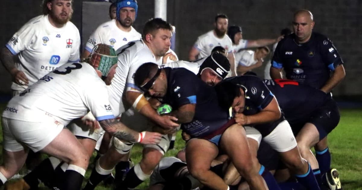 Rugby y camaradería: la Policía de la Ciudad recibió a un combinado de la Policía de Inglaterra en un amistoso
