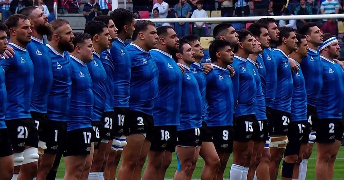 Los Pumas homenajearon a Maradona con una camiseta especial ante Inglaterra